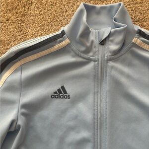Adidas Sky Blue Zip-Up Jacket